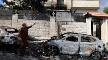 مستوطنون يهاجمون ويحرقون أراضي زراعية في شمال رام الله