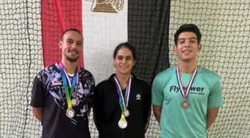 مصر تحقق 3 ميداليات في بطولة زامبيا الدولية للريشة الطائرة