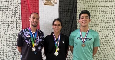 مصر تحقق 3 ميداليات في بطولة زامبيا الدولية للريشة الطائرة