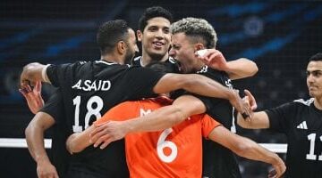 منتخب الطائرة يفوز على أهلي جدة 3 0 في