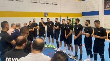 منتخب الكرة الطائرة يستأنف معسكر المقاولون استعدادا لكأس التحدى