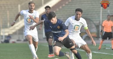 مودرن سبورت يحسم التعادل السلبي مع البنك الأهلي في الشوط الأول بالدوري