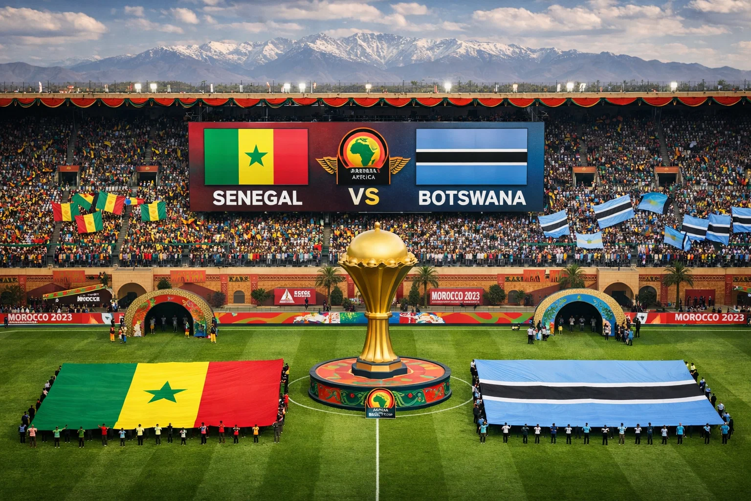 فوز قوي لمنتخب السنغال وتألق جاكسون.. نتيجة مباراة السنغال وبوتسوانا في كأس أفريقيا