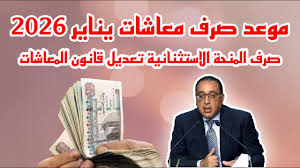 اعرف هتقبض كام؟.. موعد صرف معاشات شهر يناير 2026 لكافة المستحقين بالزيادة الجديدة بعد قرار هيئة التأمينات