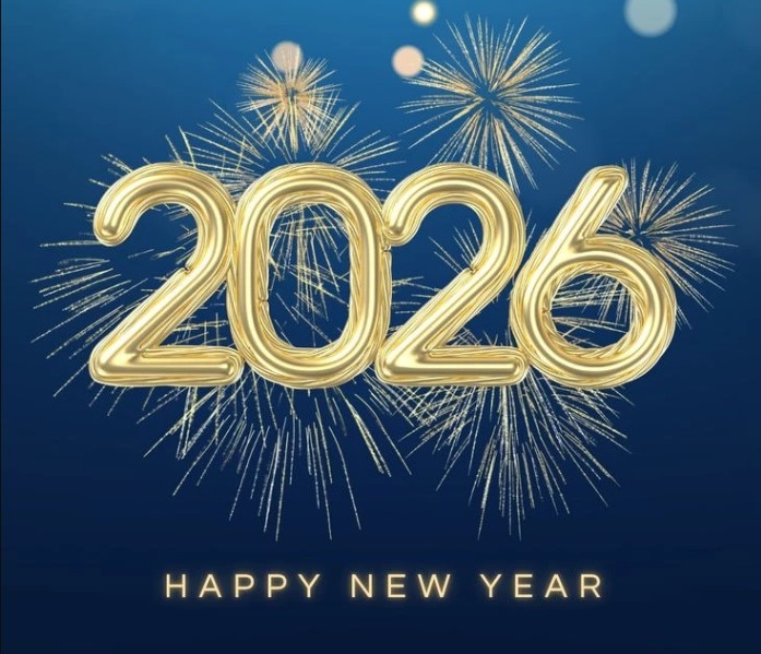 أكتب أسمك علي صور تهنئة رأس السنة الميلادية 2026 واصنع أجمل تهنئة للأصدقاء والعائلة