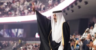 أمير قطر يهنئ منتخب فلسطين بعد انتصاره على العنابي في كأس العرب