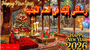 اجدد صور تهنئة السنة الجديدة 2026