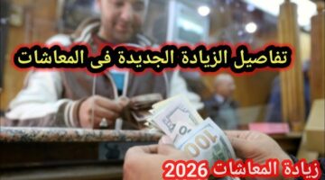 اخر اخبار زيادة المعاشات 2026