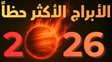 الأبراج الأكثر حظا في 2026