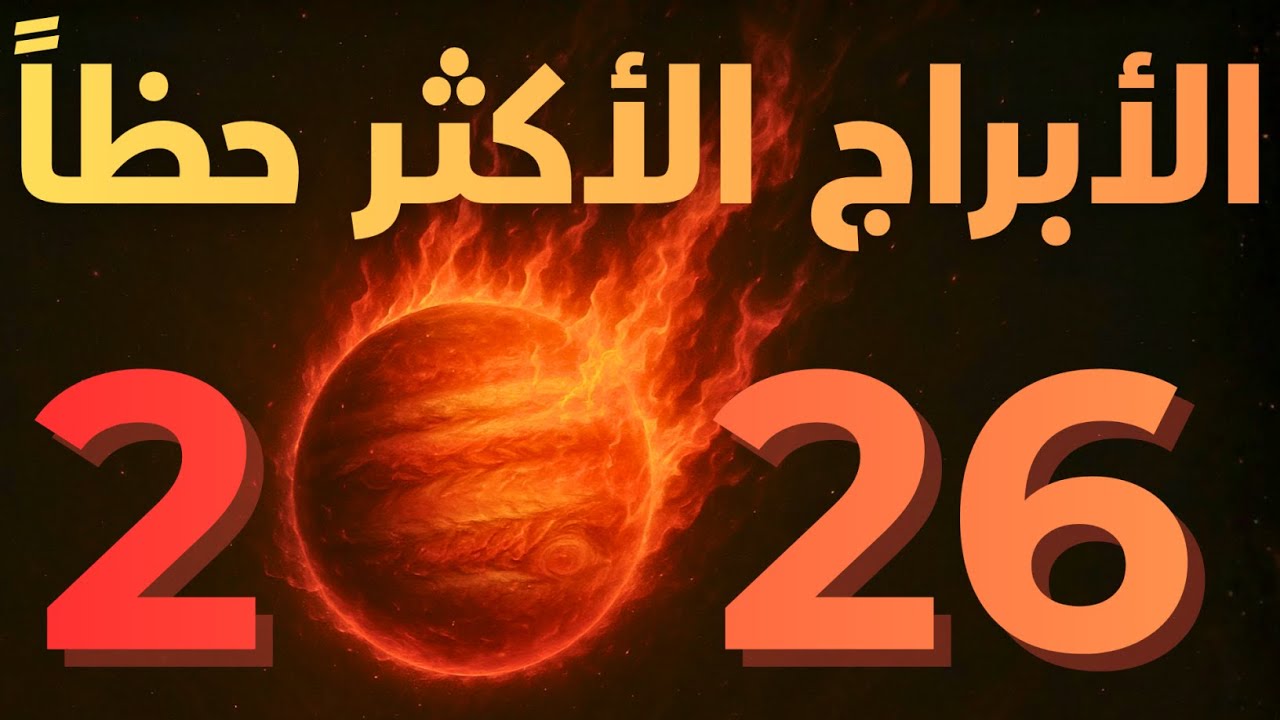 الأبراج الأكثر حظا في 2026 .. 5 ابراج ينتظرهم عام الفرص والتغييرات الإيجابية؟
