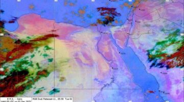 انخفاض درجات الحرارة مستمر الأرصاد تكشف عن توقعات الطقس لنهار