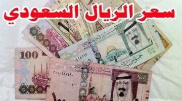 سعر الريال السعودي اليوم 6
