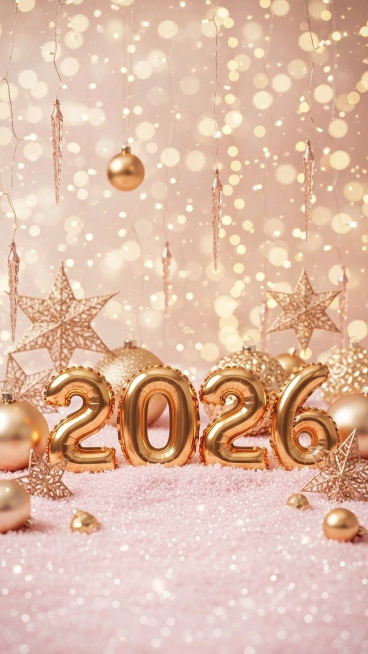 بطاقات وصور تهنئة رأس السنة الميلادية 2026 بالاسم Happy New Year هابي نيو يير 5 صور تهنئة 2026 3