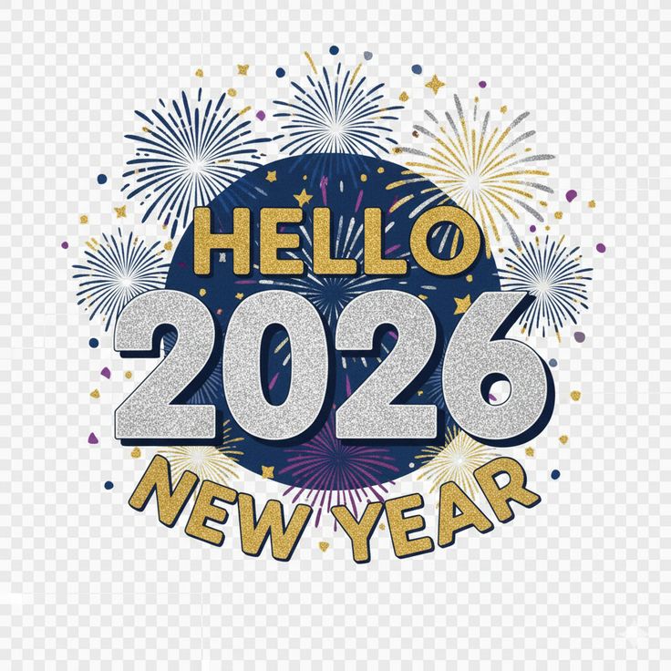 بطاقات وصور تهنئة رأس السنة الميلادية 2026 بالاسم Happy New Year هابي نيو يير 9 صور تهنئة 2026 8