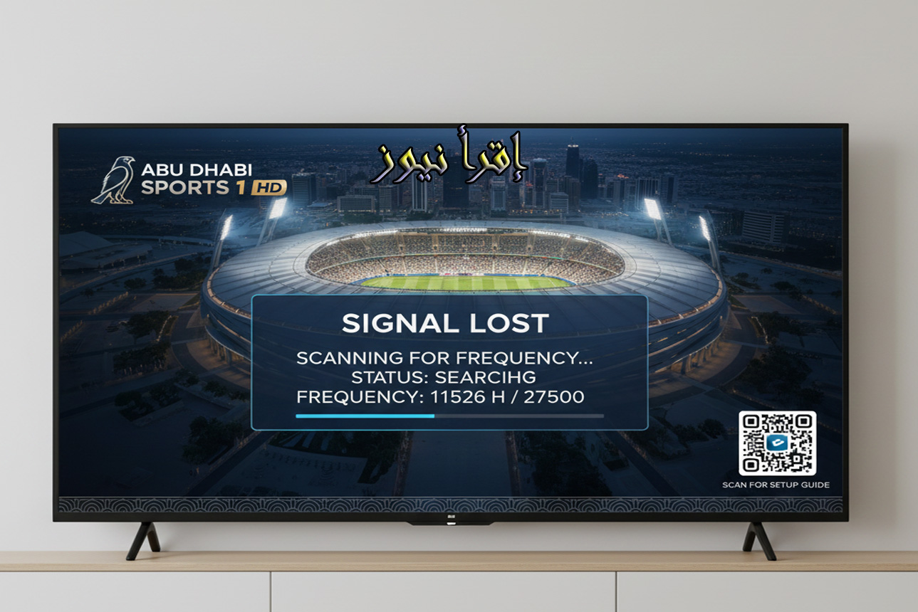 ضبط تردد قناة أبوظبي الرياضية 1 بدون فني