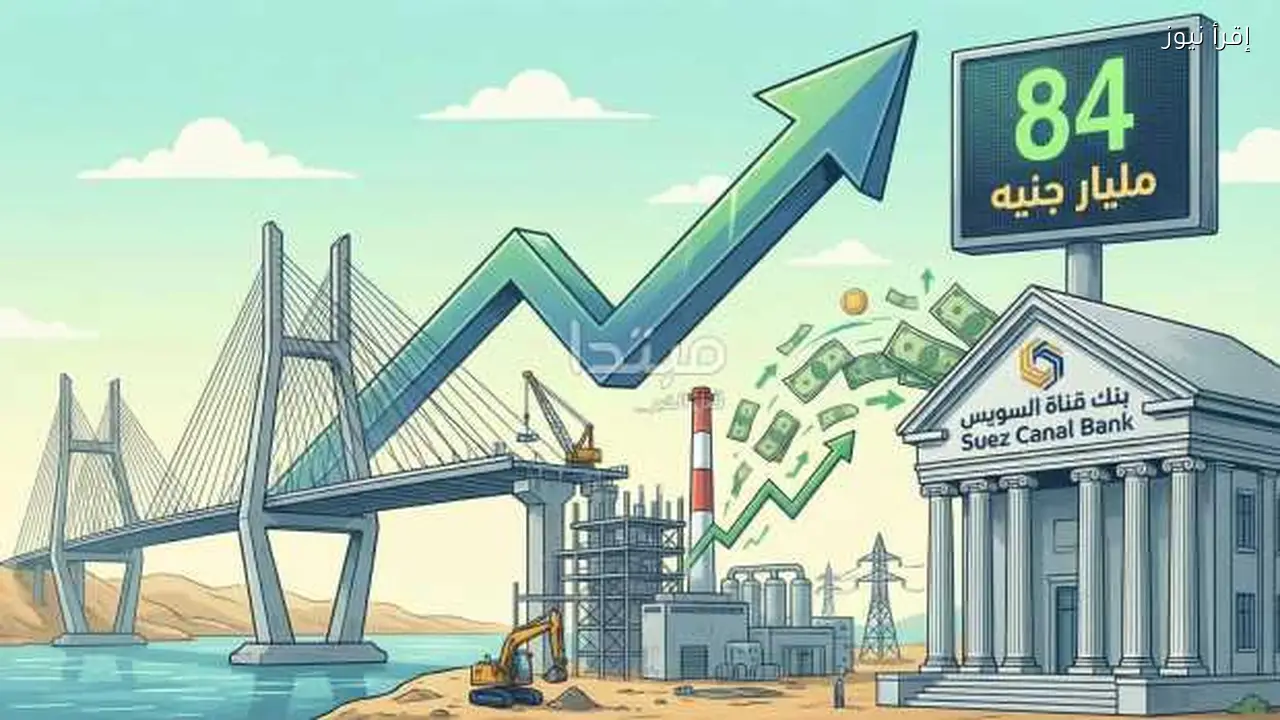 ارتفاع قروض الشركات ببنك قناة السويس إلى 84 مليار جنيه لدعم المشروعات القومية