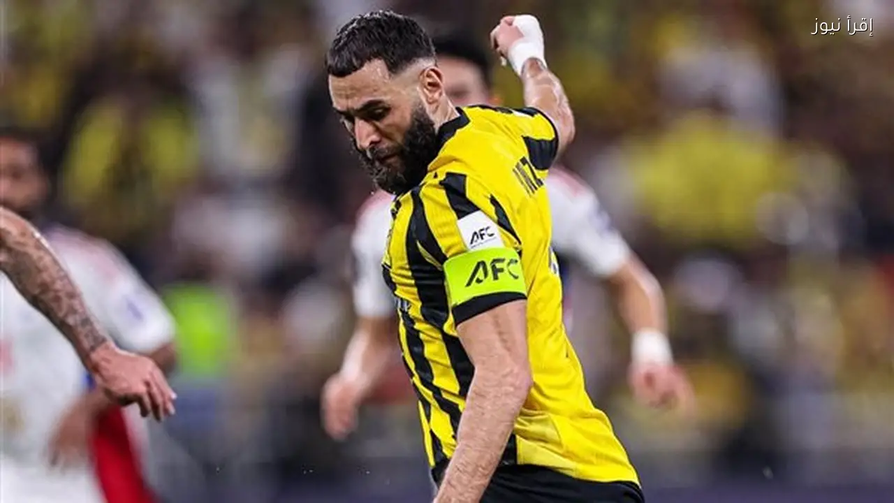 كريم بنزيما يقود هجوم الاتحاد ضد الأخدود في دوري روشن