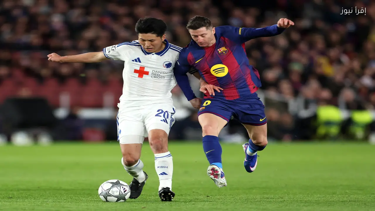 لاعبو كوبنهاغن يظهرون بشعار الصليب الأحمر ضد برشلونة