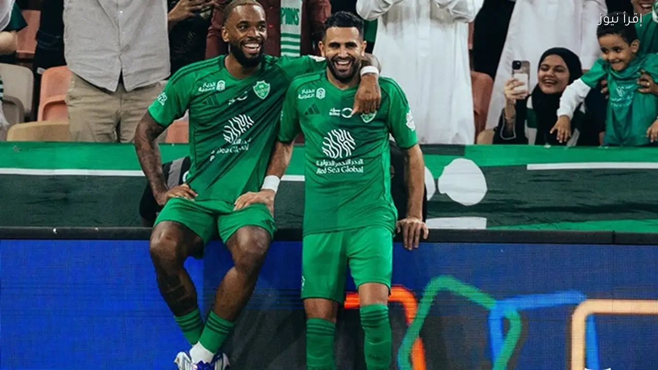 محرز في التشكيلة الأساسية للأهلي ضد الاتفاق في الدوري السعودي