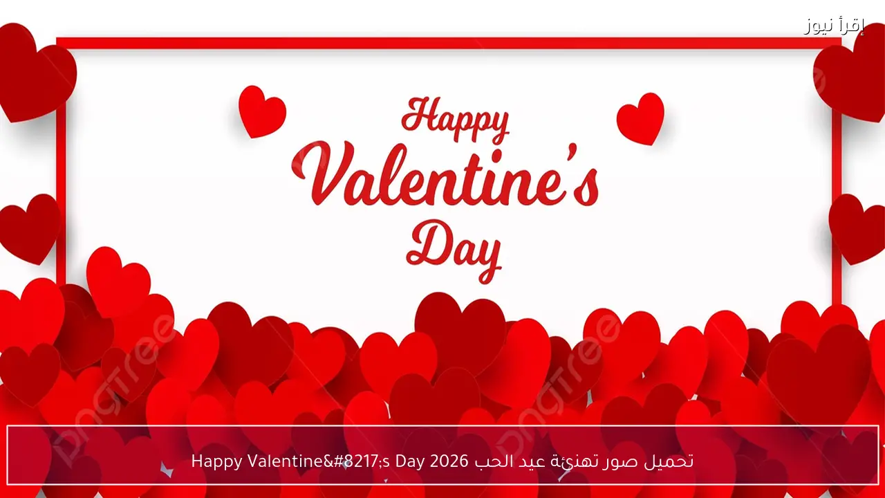 تحميل صور تهنئة عيد الحب Happy Valentine’s Day 2026
