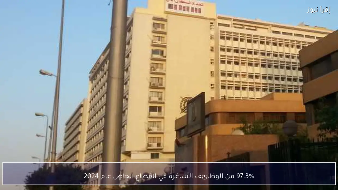 97.3% من الوظائف الشاغرة في القطاع الخاص عام 2024