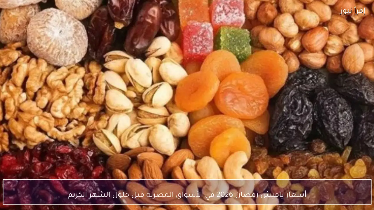 أسعار ياميش رمضان 2026 في الأسواق المصرية قبل حلول الشهر الكريم
