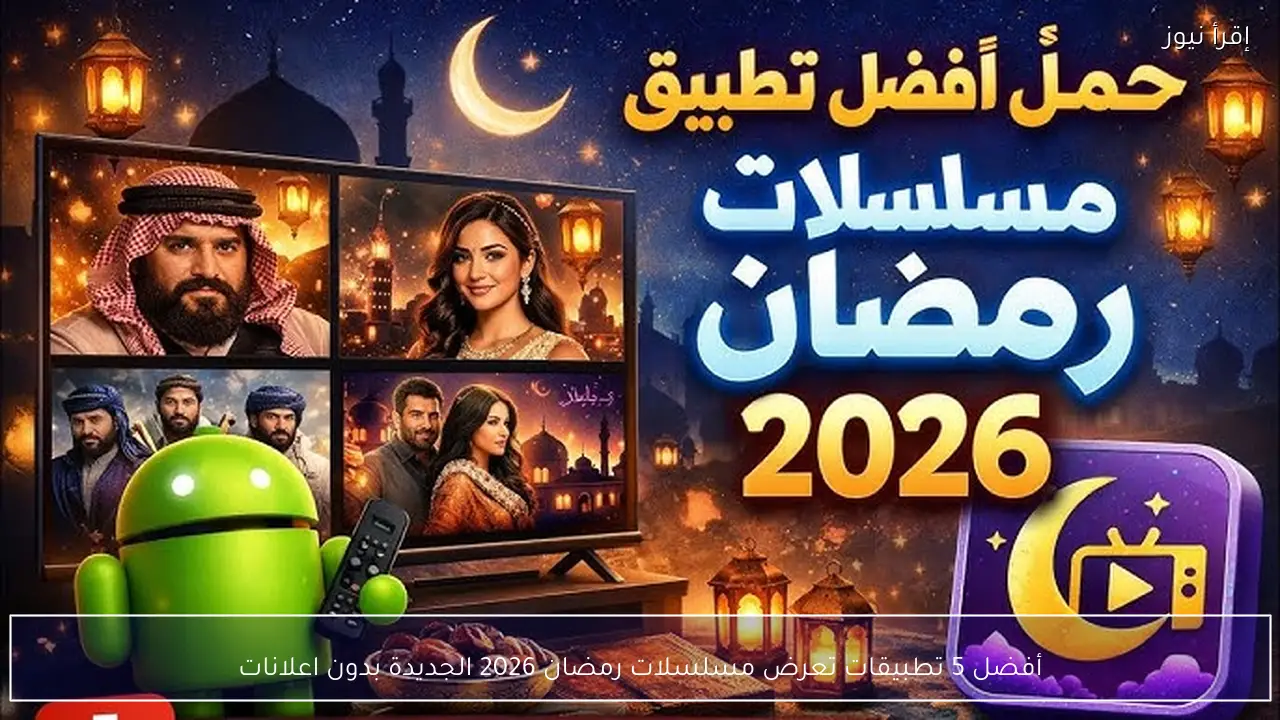 أفضل 5 تطبيقات تعرض مسلسلات رمضان 2026 الجديدة بدون اعلانات