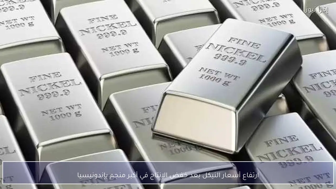 ارتفاع أسعار النيكل بعد خفض الإنتاج في أكبر منجم بإندونيسيا