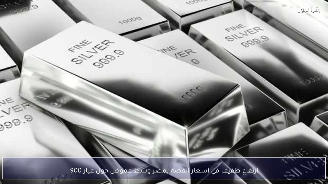ارتفاع طفيف في أسعار الفضة بمصر وسط غموض حول عيار 900