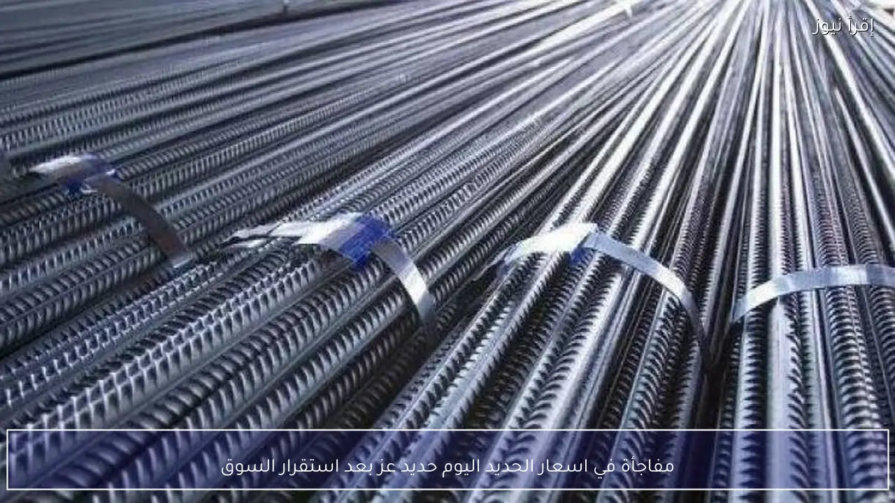 مفاجأة في اسعار الحديد اليوم حديد عز بعد استقرار السوق