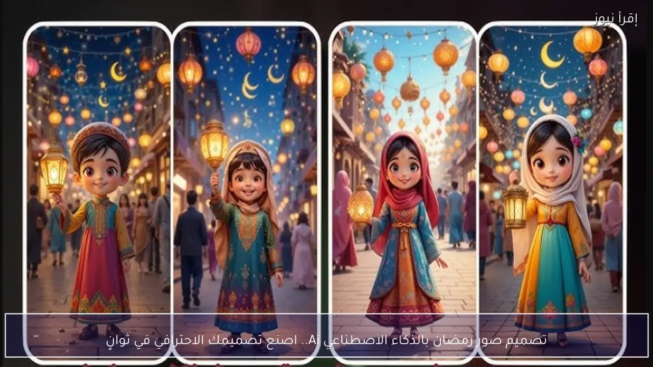 تصميم صور رمضان بالذكاء الاصطناعي Ai.. اصنع تصميمك الاحترافي في ثوانٍ
