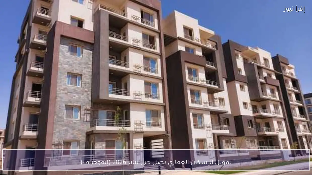 تمويل الإسكان العقاري يصل حتى يناير 2026 (إنفوجراف)