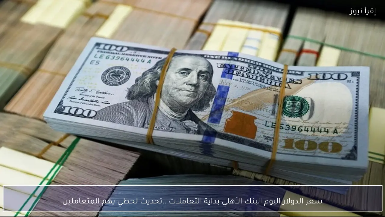 سعر الدولار اليوم البنك الأهلي بداية التعاملات| تحديث لحظي يهم المتعاملين