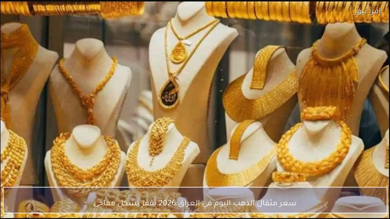 سعر مثقال الذهب اليوم في العراق 2026 يقفز بشكل مفاجئ