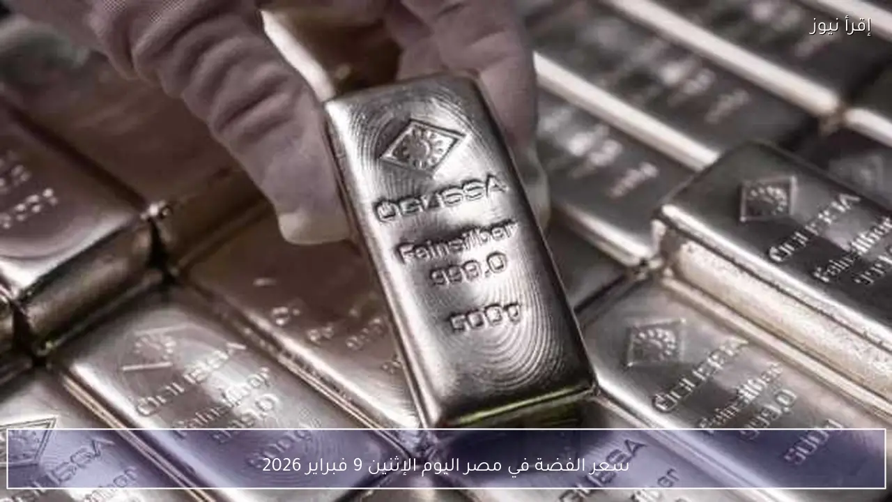 سعر الفضة في مصر اليوم الإثنين 9 فبراير 2026