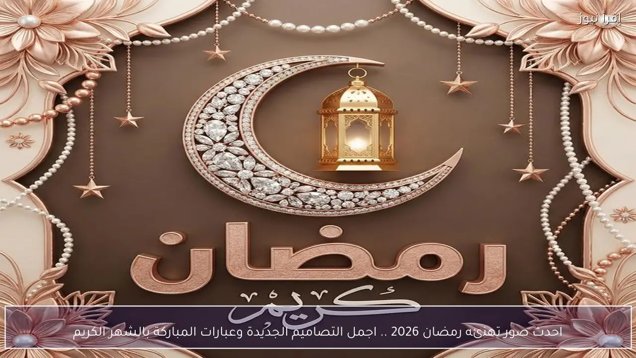 احدث صور تهنئه رمضان 2026 .. اجمل التصاميم الجديدة وعبارات المباركة بالشهر الكريم