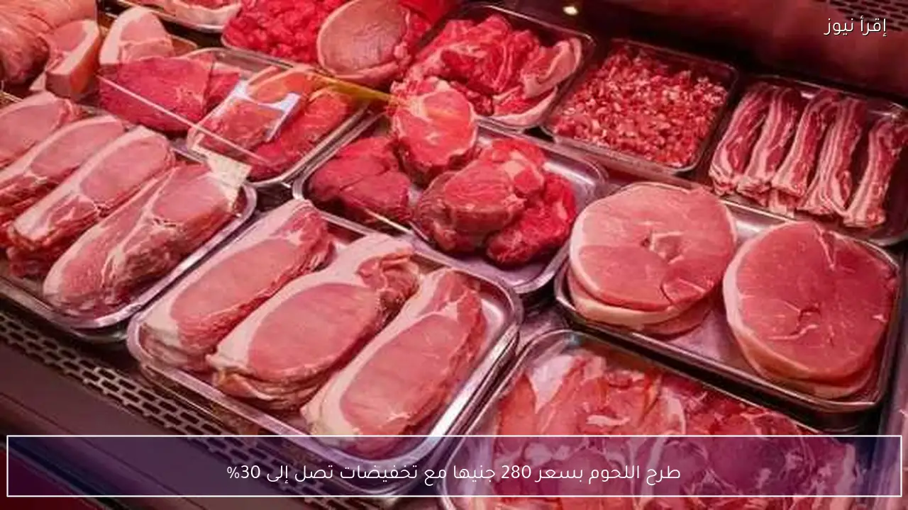 طرح اللحوم بسعر 280 جنيها مع تخفيضات تصل إلى 30%