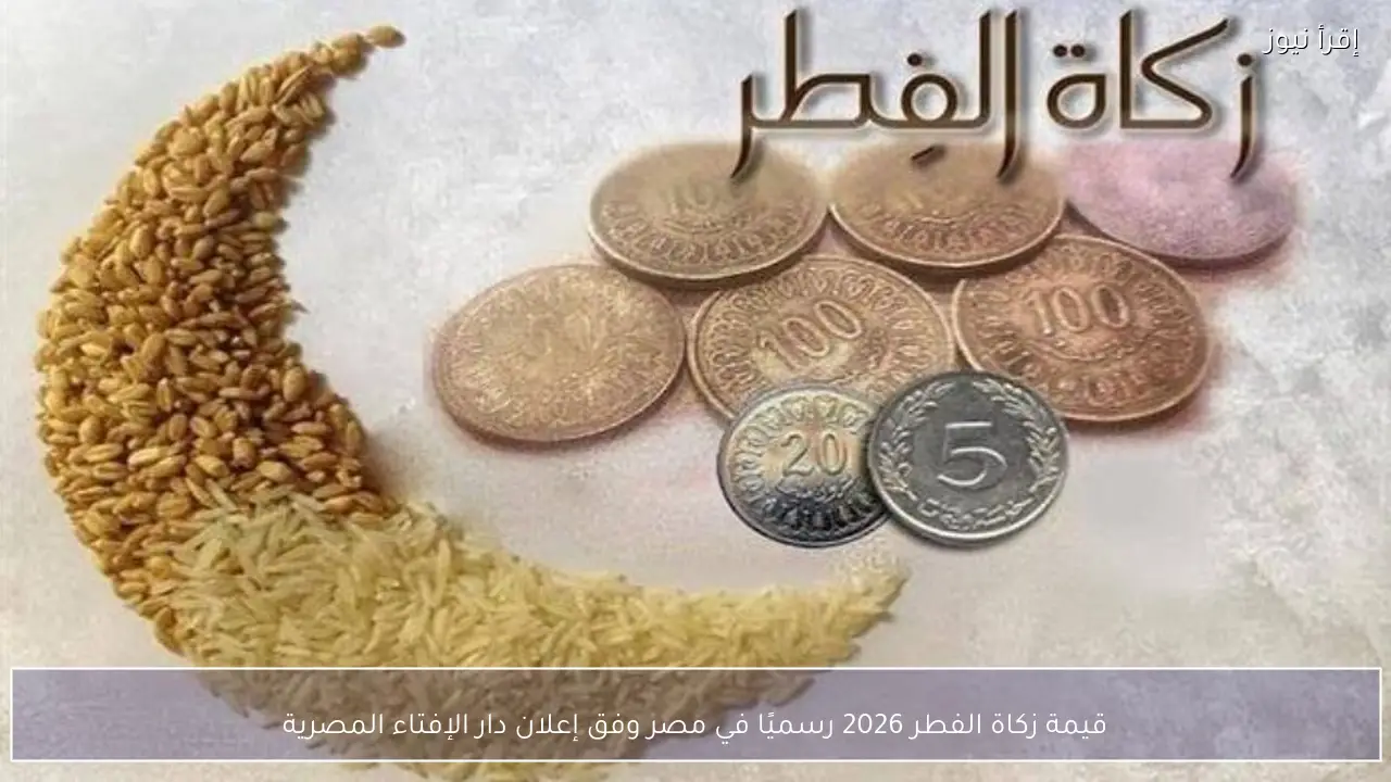 قيمة زكاة الفطر 2026 رسميًا في مصر وفق إعلان دار الإفتاء المصرية