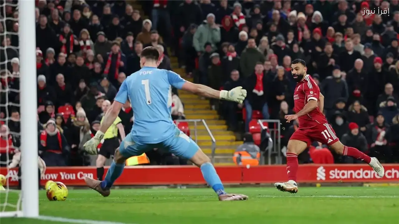 محمد صلاح يتفوق على أسطورتين في الدوري الإنجليزي ضد نيوكاسل