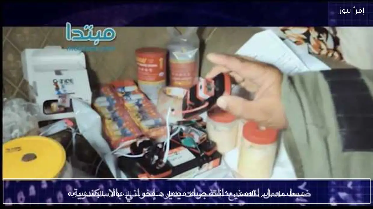 مسلسل رأس الأفعى يكشف ضبط معمل متفجرات للإخوان بالإسكندرية