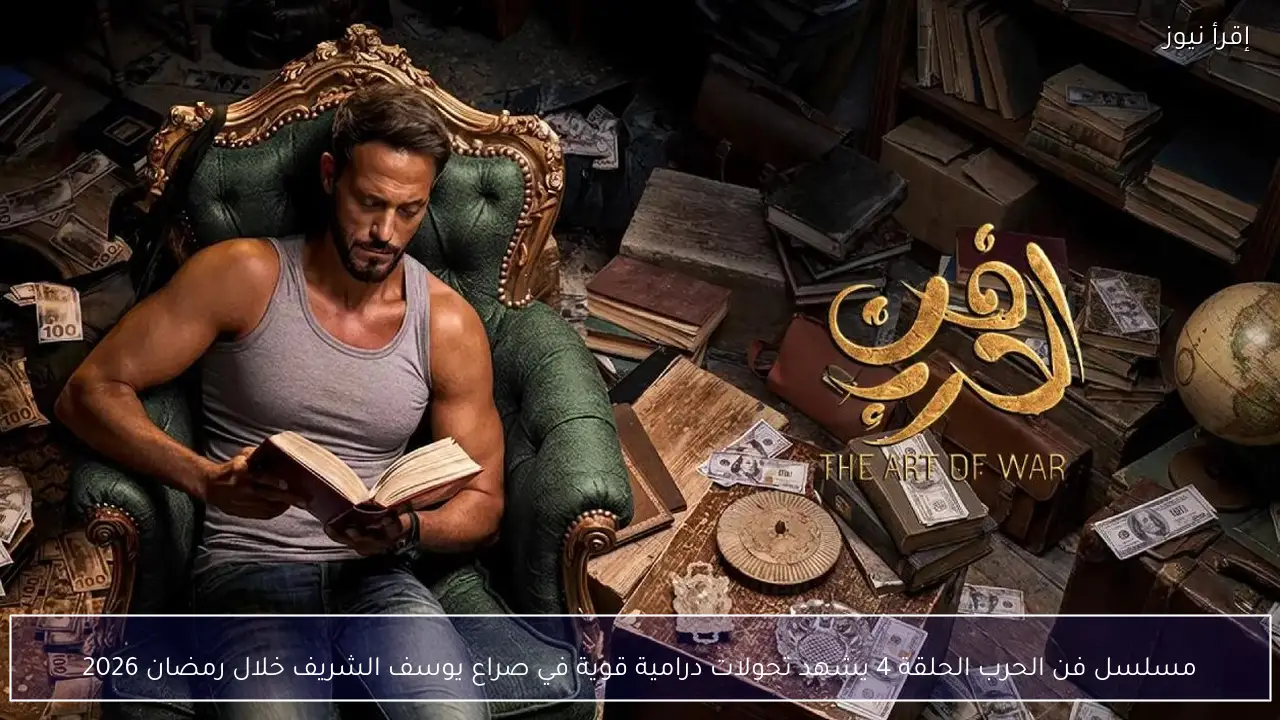 مسلسل فن الحرب الحلقة 4 يشهد تحولات درامية قوية في صراع يوسف الشريف خلال رمضان 2026