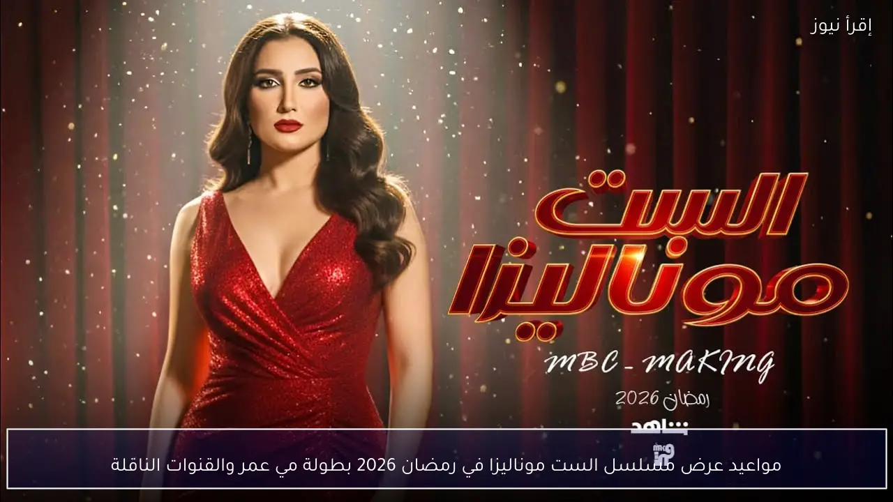 مواعيد عرض مسلسل الست موناليزا في رمضان 2026 بطولة مي عمر والقنوات الناقلة