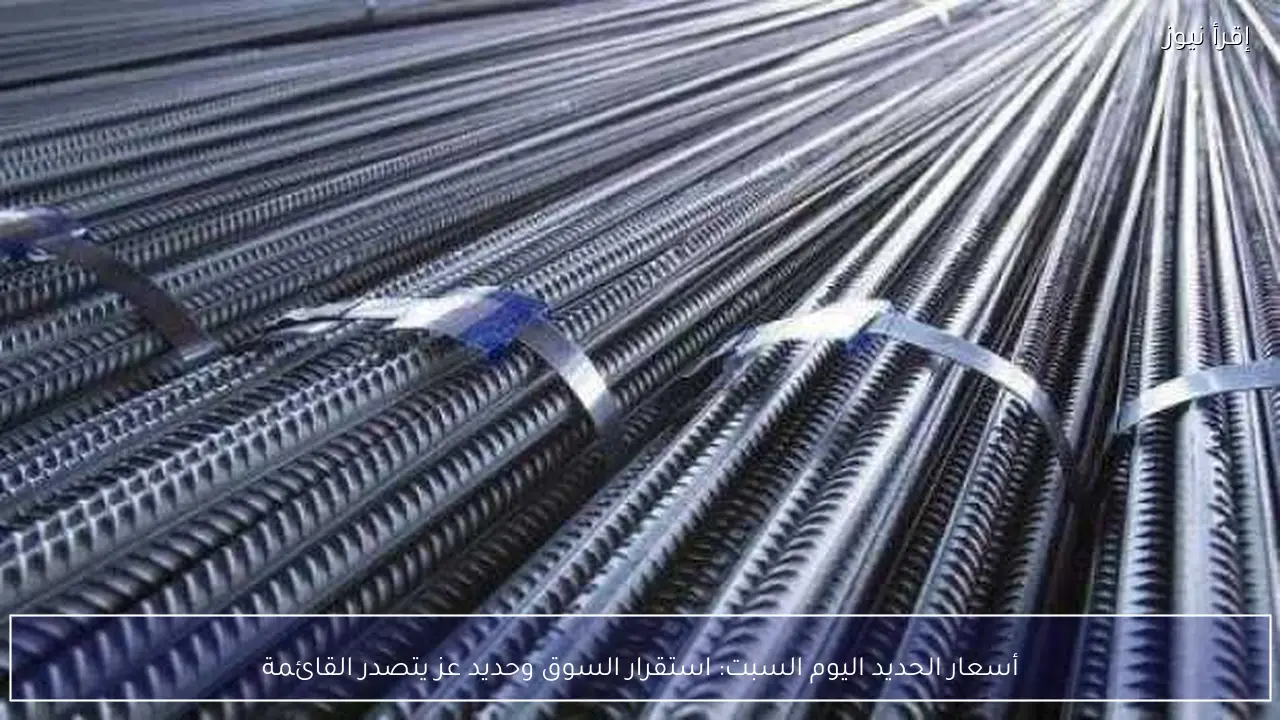أسعار الحديد اليوم السبت: استقرار السوق وحديد عز يتصدر القائمة