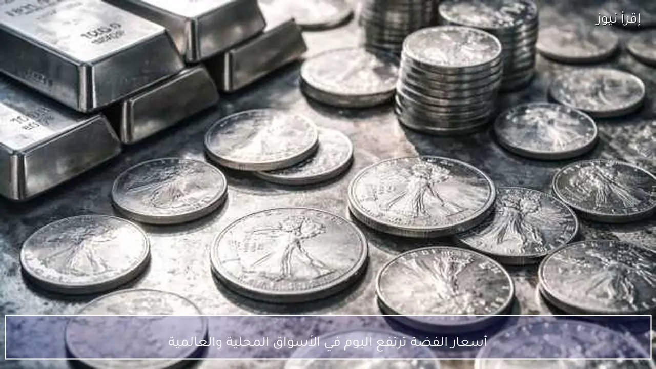 أسعار الفضة ترتفع اليوم في الأسواق المحلية والعالمية