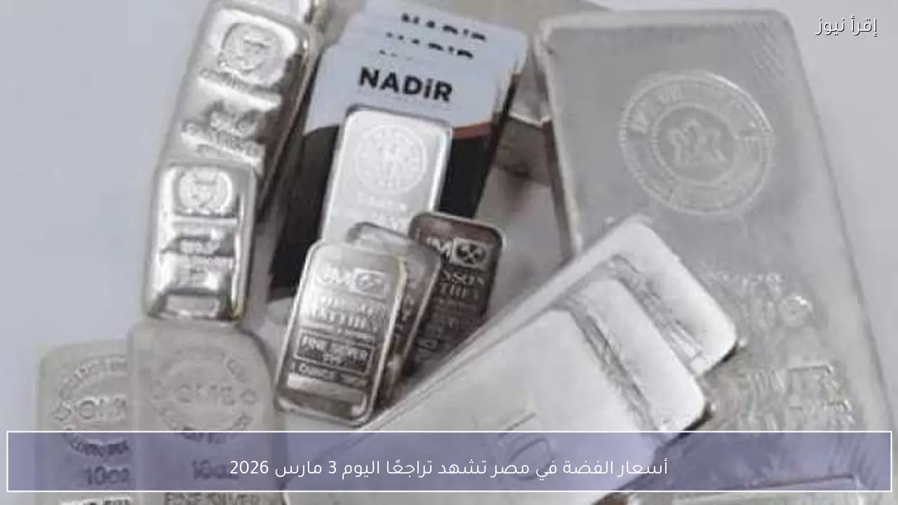 أسعار الفضة في مصر تشهد تراجعًا اليوم 3 مارس 2026