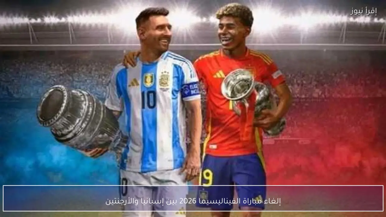 إلغاء مباراة الفيناليسيما 2026 بين إسبانيا والأرجنتين