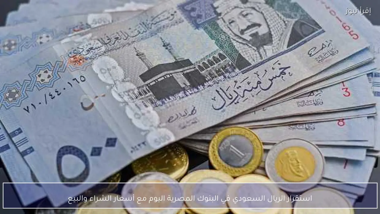 استقرار الريال السعودي في البنوك المصرية اليوم مع أسعار الشراء والبيع