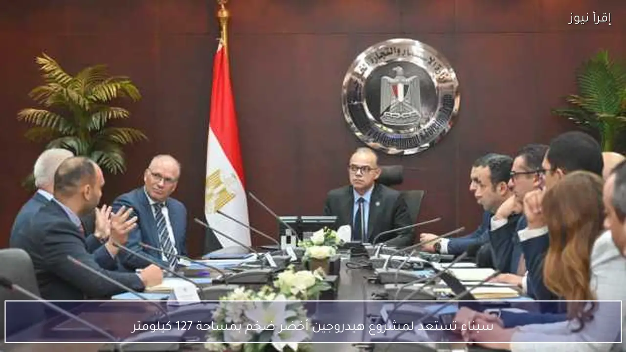 سيناء تستعد لمشروع هيدروجين أخضر ضخم بمساحة 127 كيلومتر