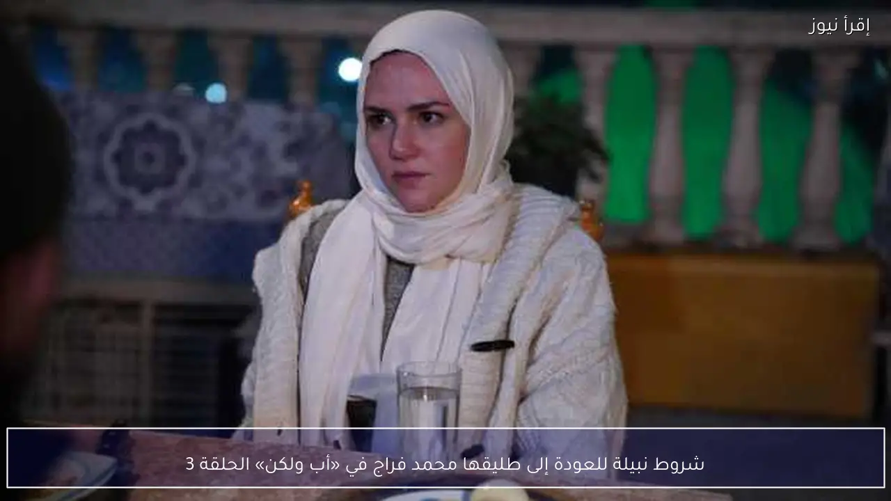 شروط نبيلة للعودة إلى طليقها محمد فراج في «أب ولكن» الحلقة 3