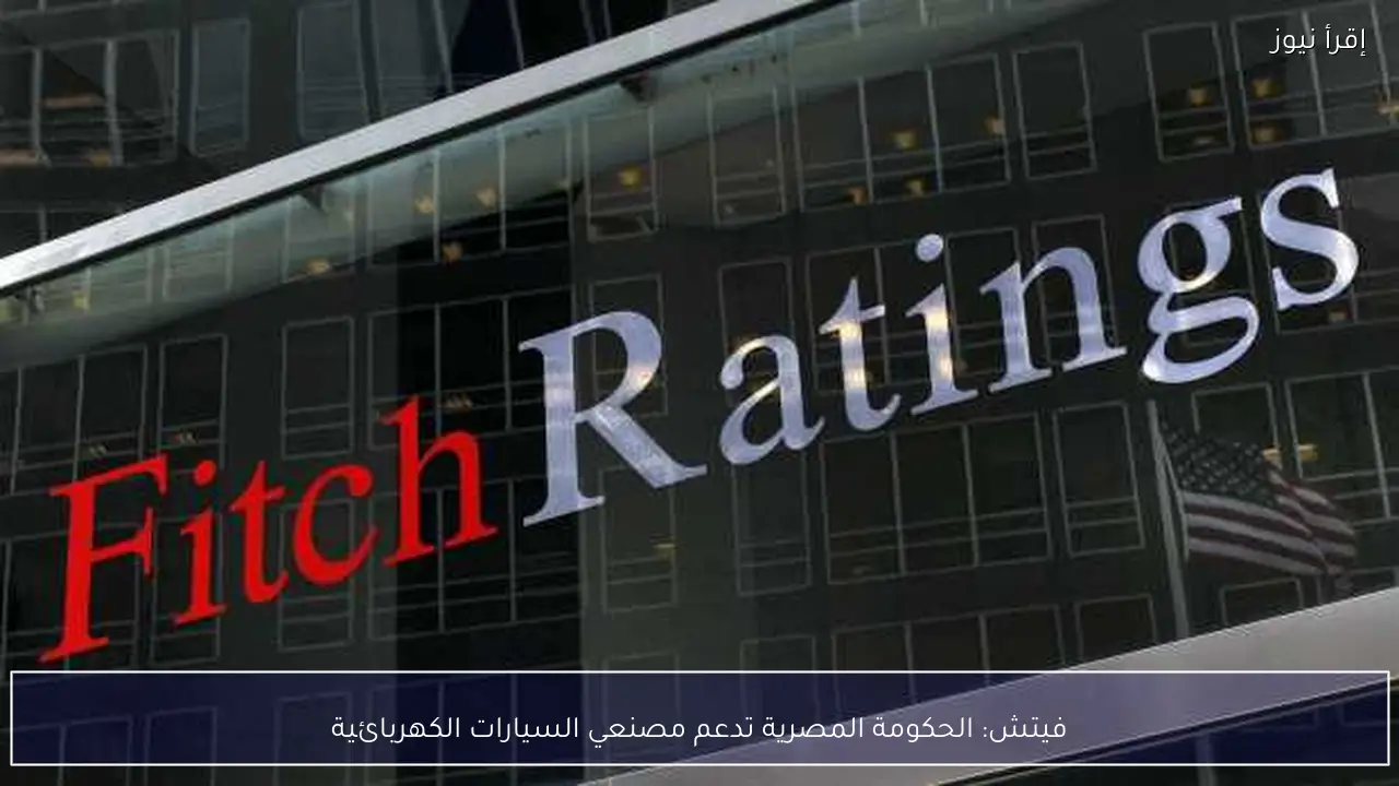 فيتش: الحكومة المصرية تدعم مصنعي السيارات الكهربائية